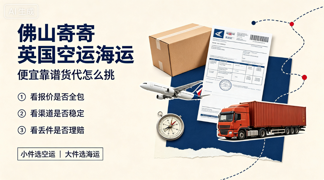 佛山寄英国空运海运货代哪家便宜靠谱?海瑞国际速递双清包税门到门专线 产品图